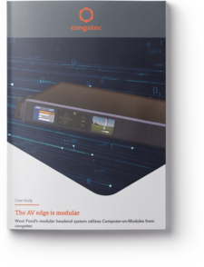Cover of case study: The AV edge is modular